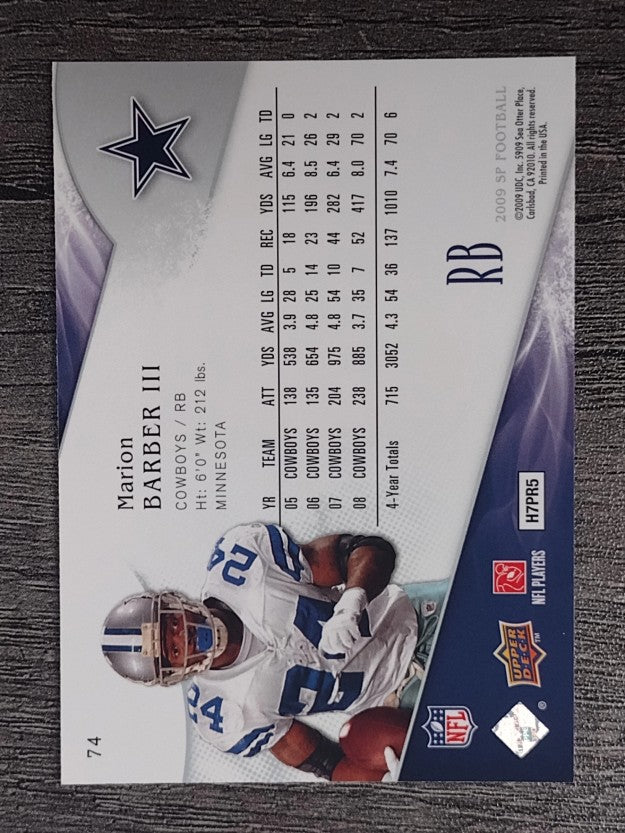 2009 SP Authentic Retail #74 Marion Barber