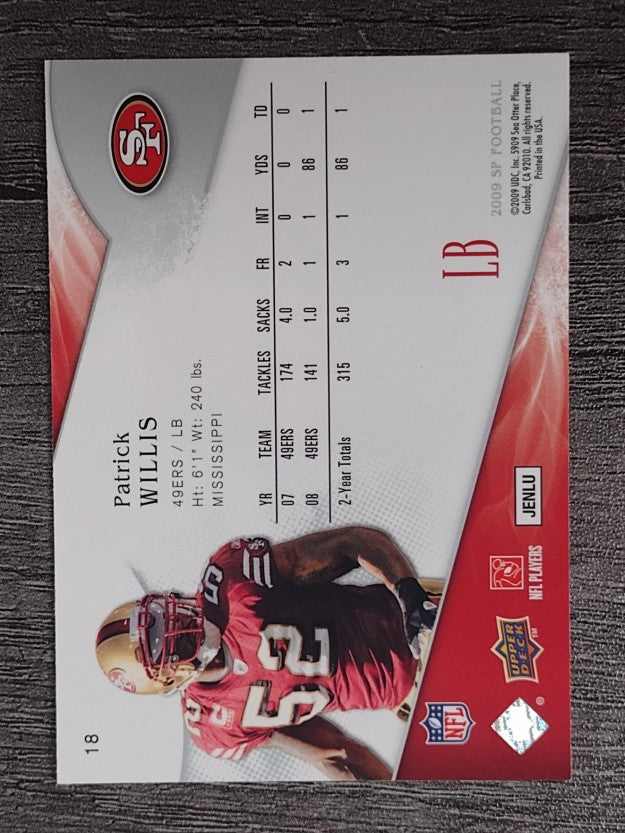 2009 SP Authentic Retail #18 Patrick Willis