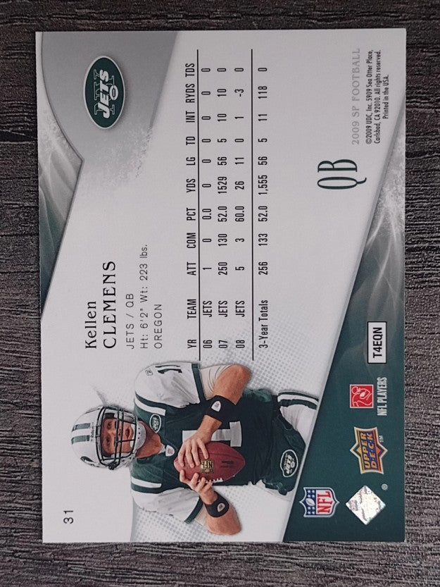 2009 SP Authentic Retail #31 Kellen Clemens