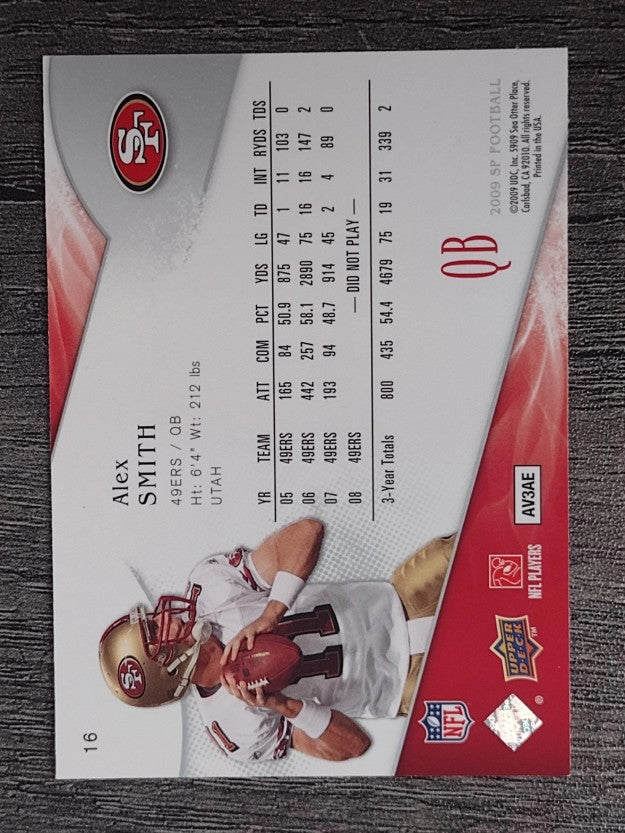2009 SP Authentic Retail #16 Alex Smith QB