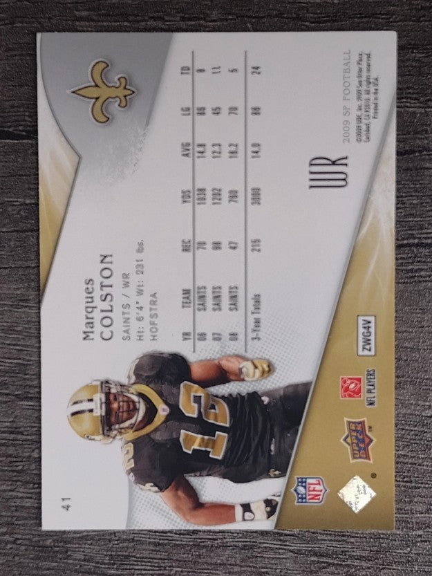2009 SP Authentic Retail #41 Marques Colston