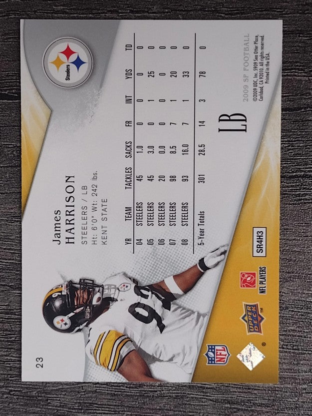 2009 SP Authentic Retail #23 James Harrison