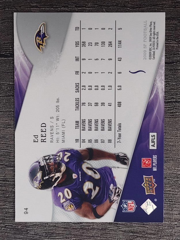 2009 SP Authentic Retail #94 Ed Reed