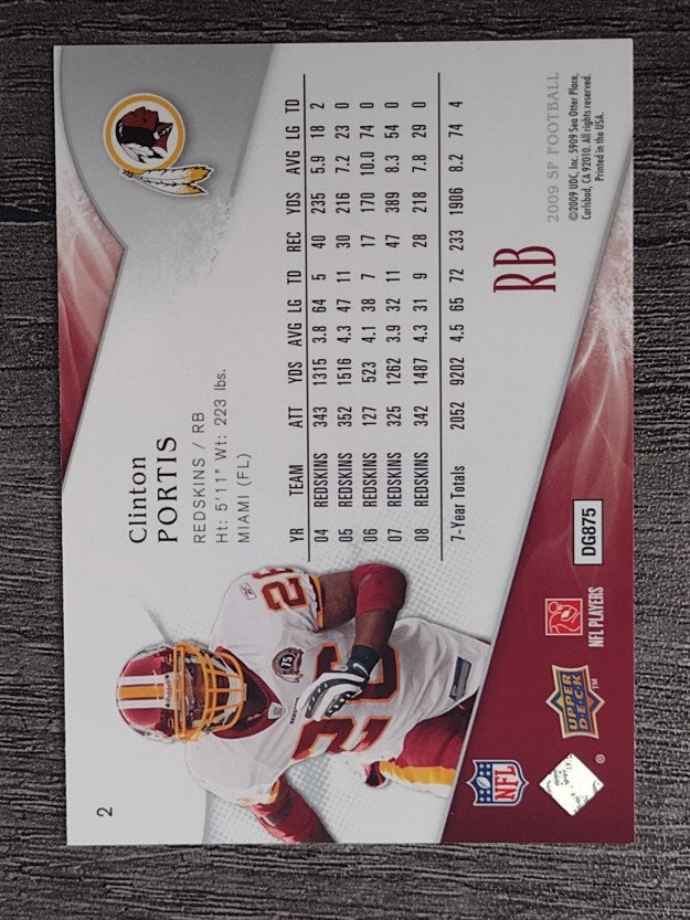 2009 SP Authentic Retail #2 Clinton Portis