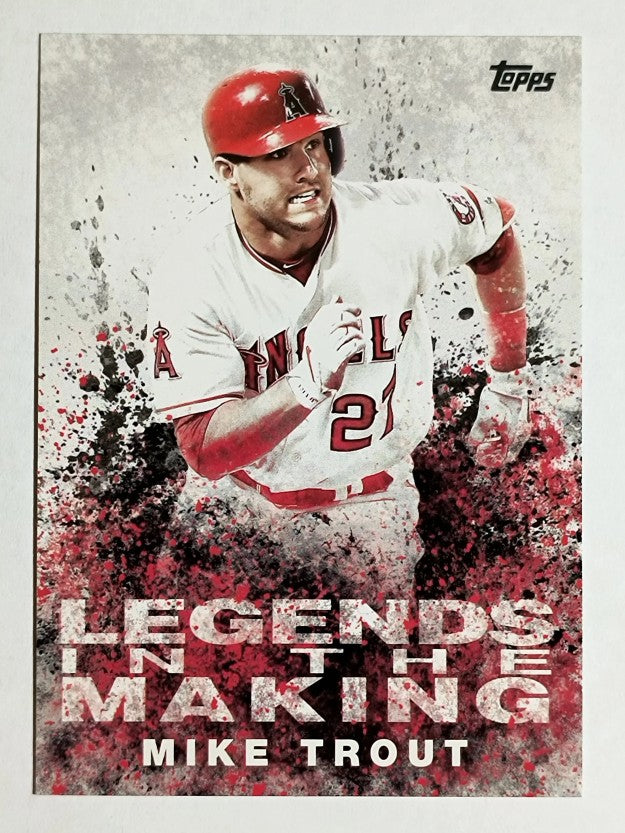 2018 Topps Legends in the Making #LTMMT Mike Trout