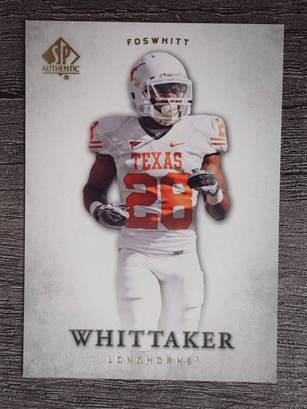 2012 SP Authentic #37 Foswhitt Whittaker