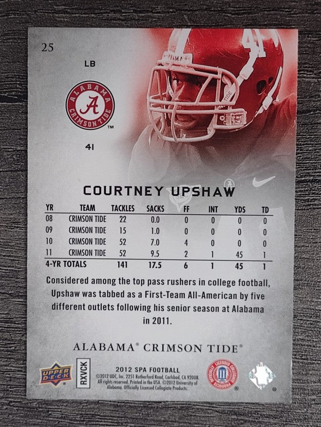 2012 SP Authentic #25 Courtney Upshaw