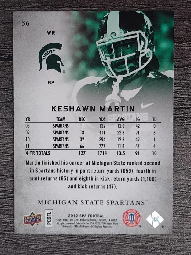 2012 SP Authentic #56 Keshawn Martin