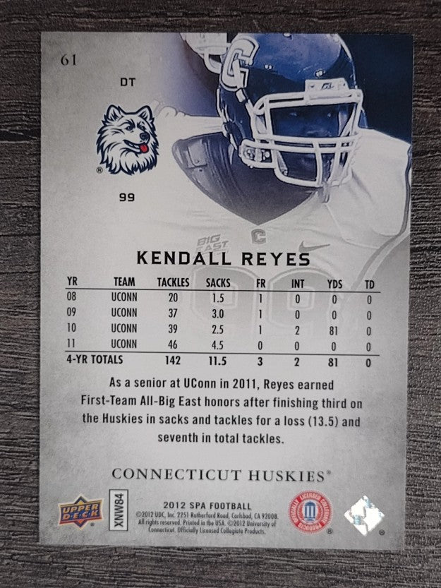 2012 SP Authentic #61 Kendall Reyes