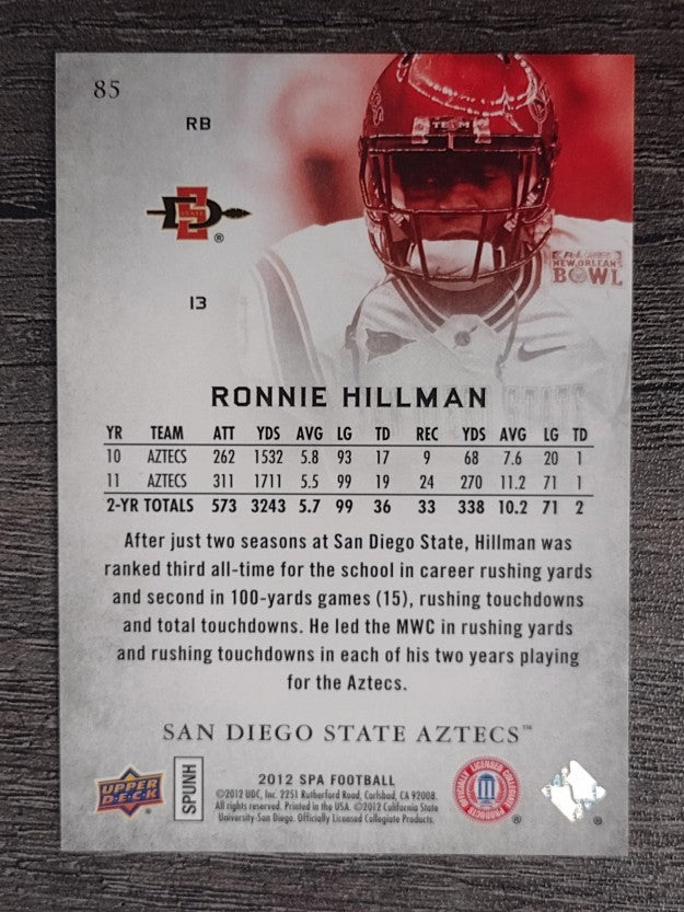 2012 SP Authentic #85 Ronnie Hillman