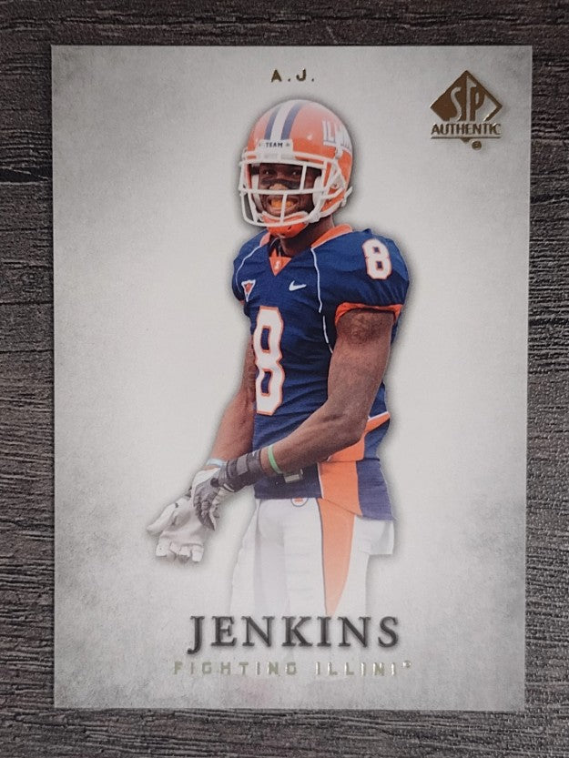 2012 SP Authentic #1 A.J. Jenkins