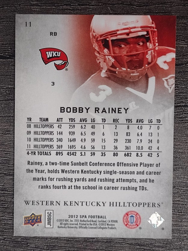 2012 SP Authentic #11 Bobby Rainey