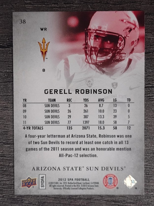 2012 SP Authentic #38 Gerell Robinson