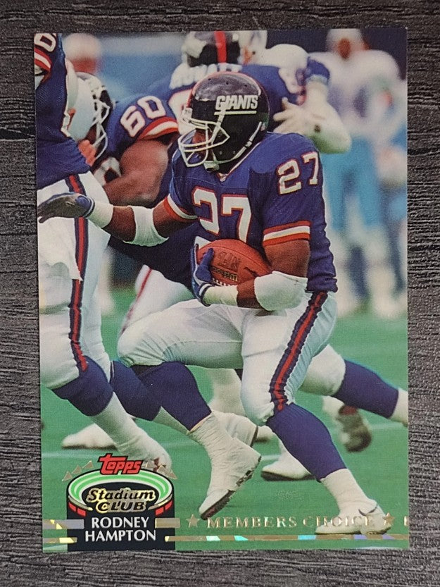 1992 Stadium Club #310 Rodney Hampton MC