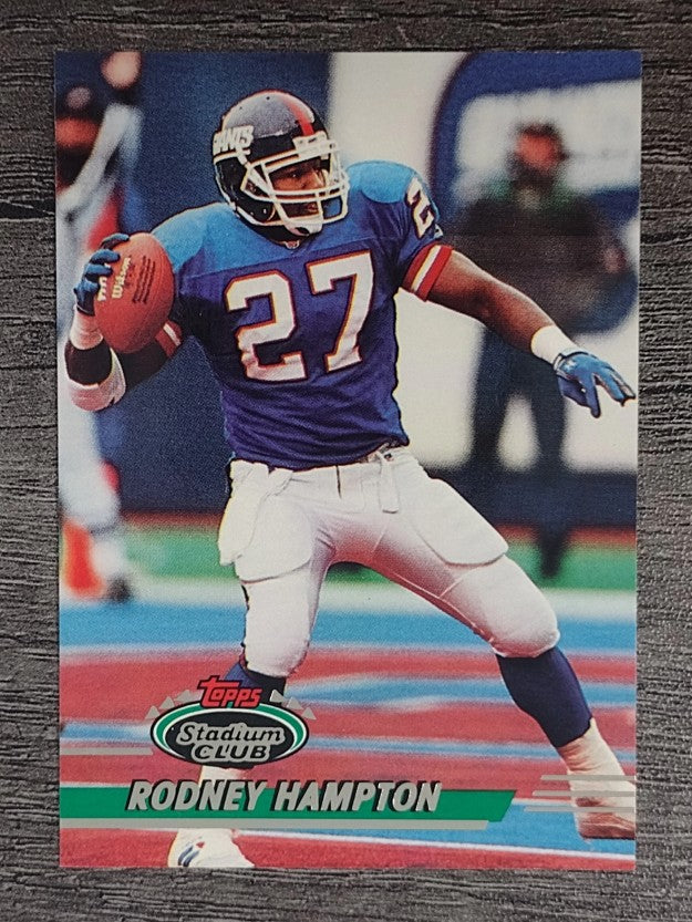 1993 Stadium Club #105 Rodney Hampton