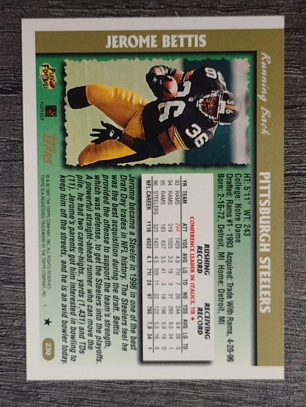1997 Topps #230 Jerome Bettis