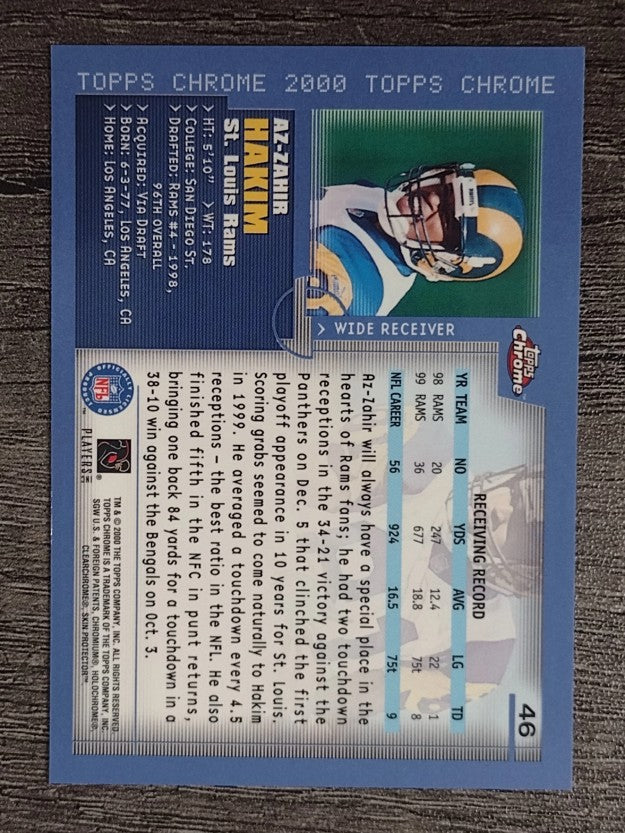 2000 Topps Chrome #46 Az-Zahir Hakim