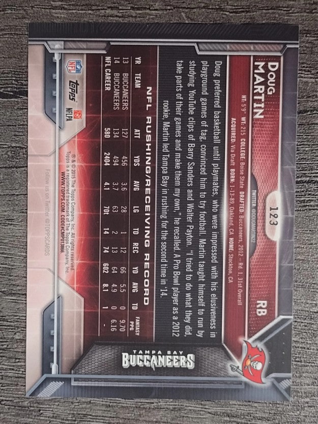 2015 Topps #123 Doug Martin