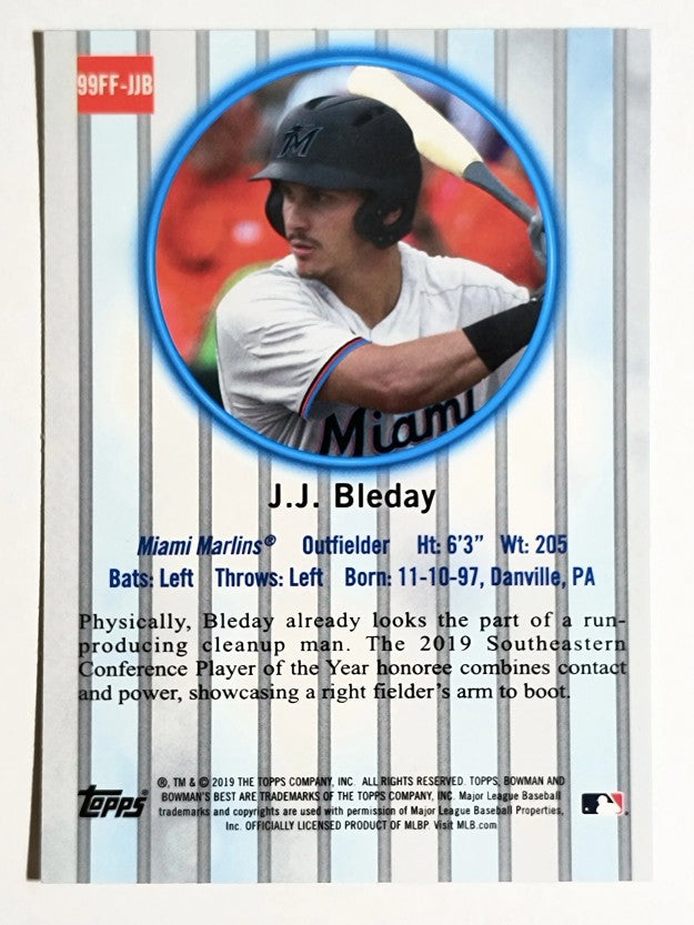 2019 Bowman's Best '99 Franchise Favorites Refractors #99FFJJB J.J. Bleday
