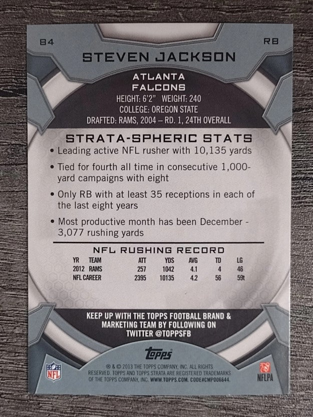2013 Topps Strata Retail #84 Steven Jackson
