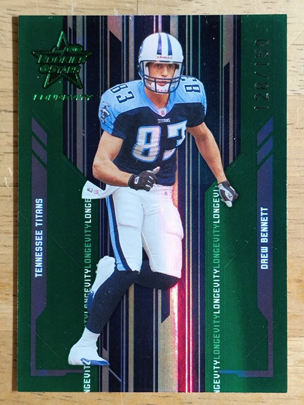 2005 Leaf Rookies and Stars Longevity Emerald #92 Drew Bennett