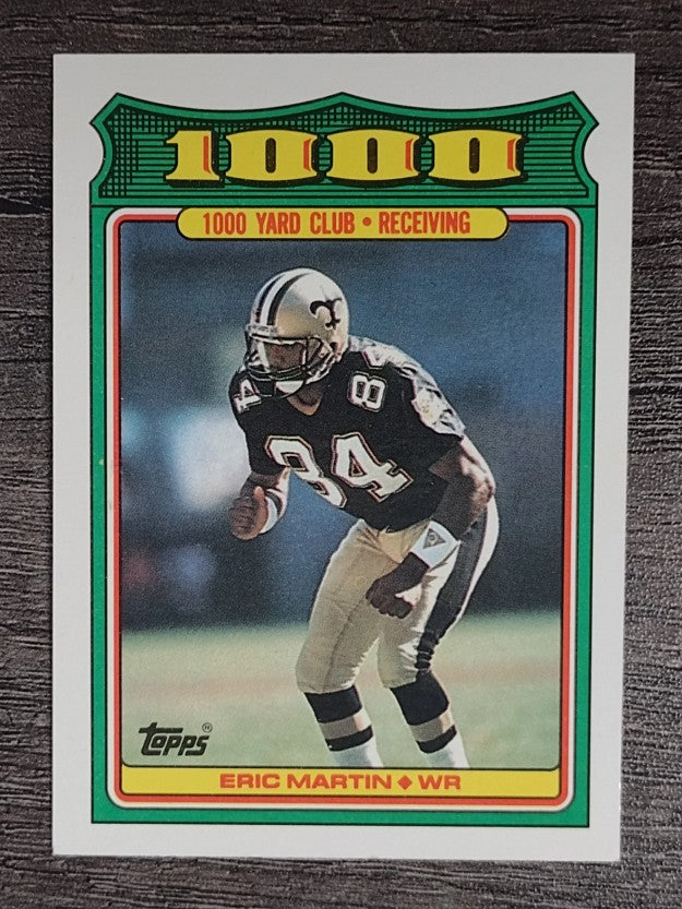 1988 Topps 1000 Yard Club #24 Eric Martin