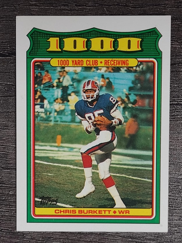 1988 Topps 1000 Yard Club #26 Chris Burkett