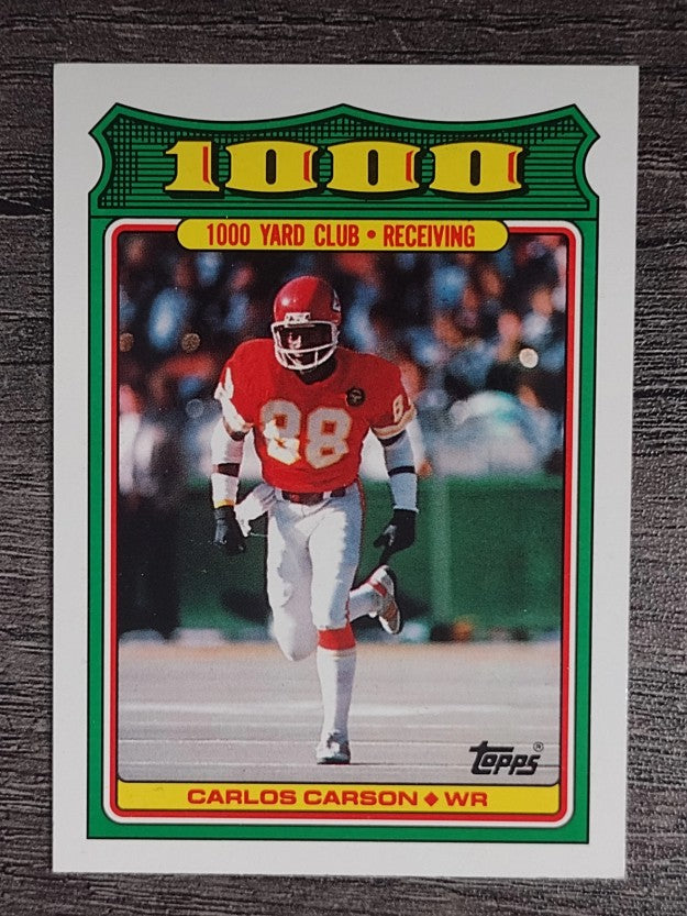 1988 Topps 1000 Yard Club #6 Carlos Carson