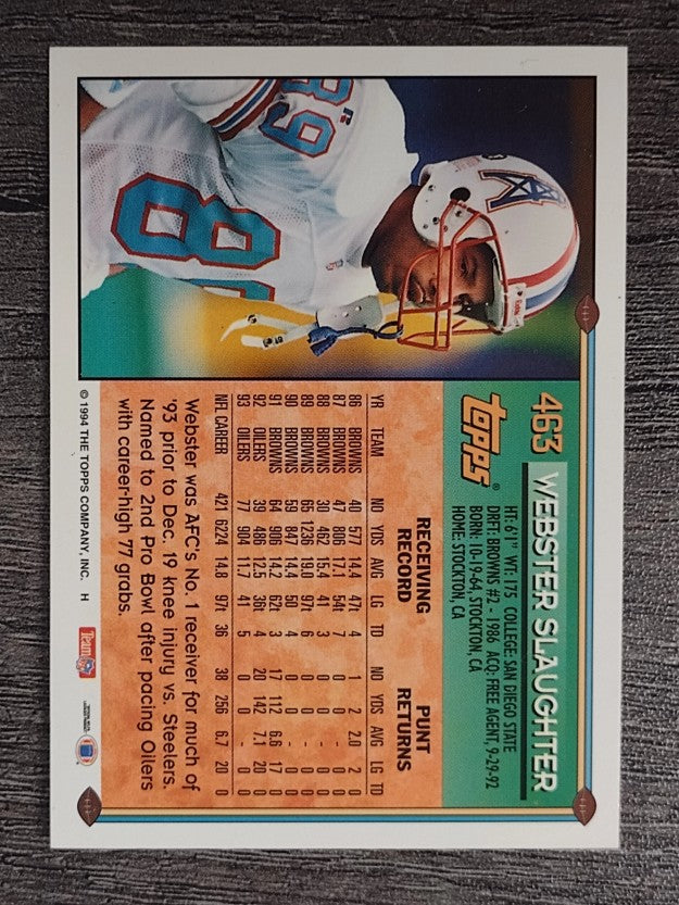 1994 Topps #463 Webster Slaughter