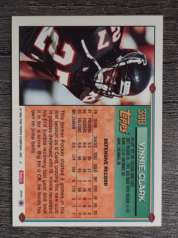 1994 Topps #398 Vinnie Clark