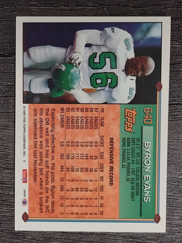 1994 Topps #640 Byron Evans