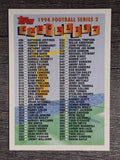 1994 Topps #660 Checklist Card