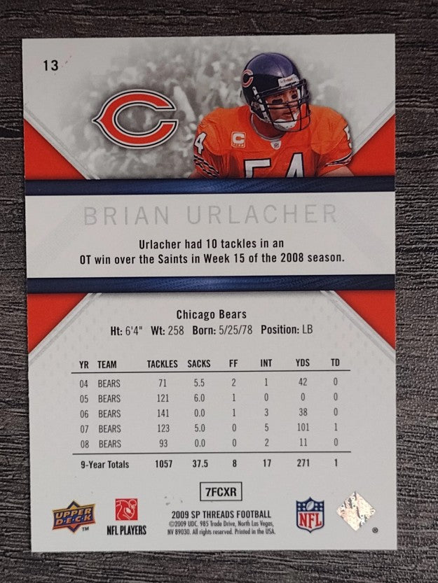 2009 SP Threads #13 Brian Urlacher