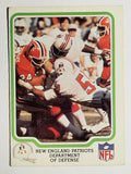 1979 Fleer Team Action #32 New England Patriots (POOR)