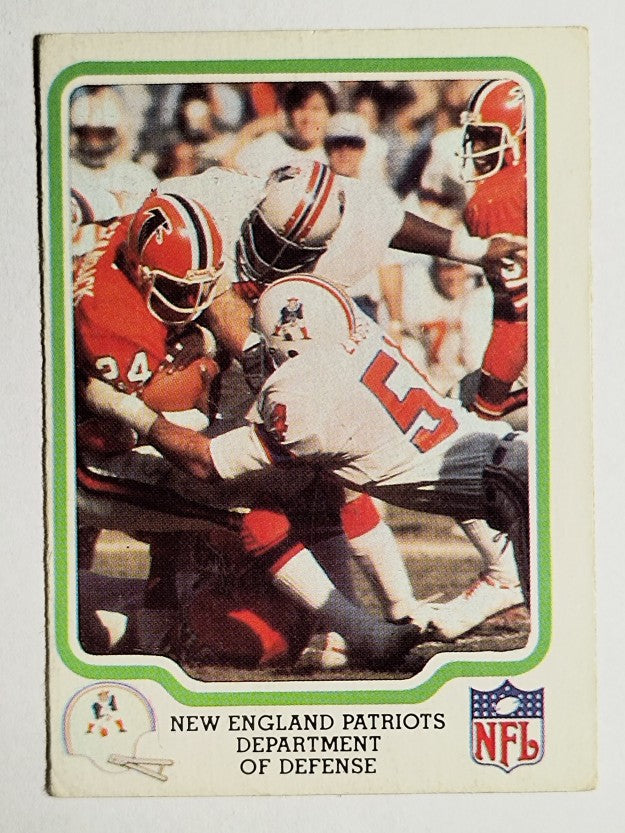 1979 Fleer Team Action #32 New England Patriots (POOR)