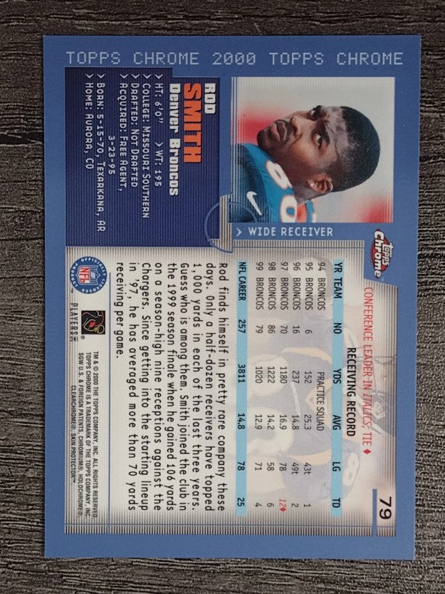 2000 Topps Chrome #79 Rod Smith
