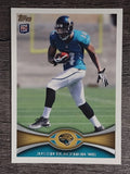 2012 Topps #240A Justin Blackmon RC/running sideways