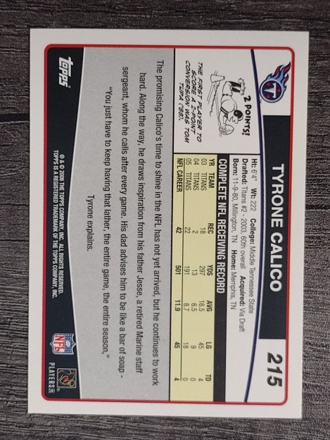 2006 Topps #215 Tyrone Calico