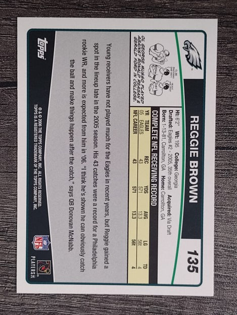 2006 Topps #135 Reggie Brown