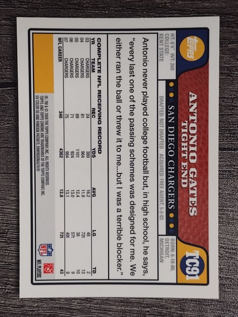 2008 Topps Chrome #TC91 Antonio Gates