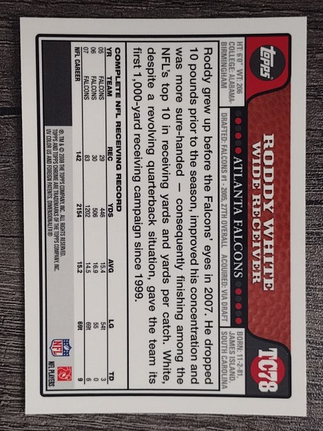 2008 Topps Chrome #TC78 Roddy White