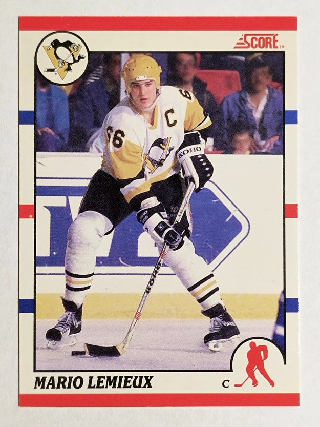 1990-91 Score Canadian #2 Mario Lemieux