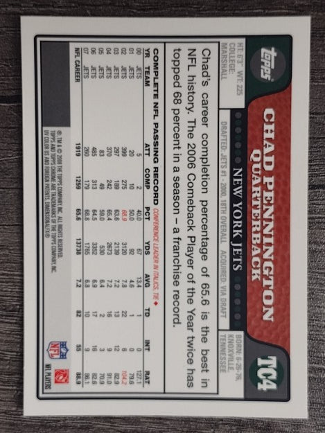 2008 Topps Chrome #TC4 Chad Pennington
