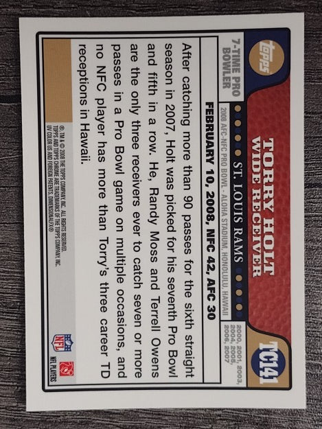 2008 Topps Chrome #TC141 Torry Holt AP