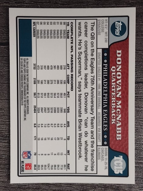 2008 Topps Chrome #TC15 Donovan McNabb