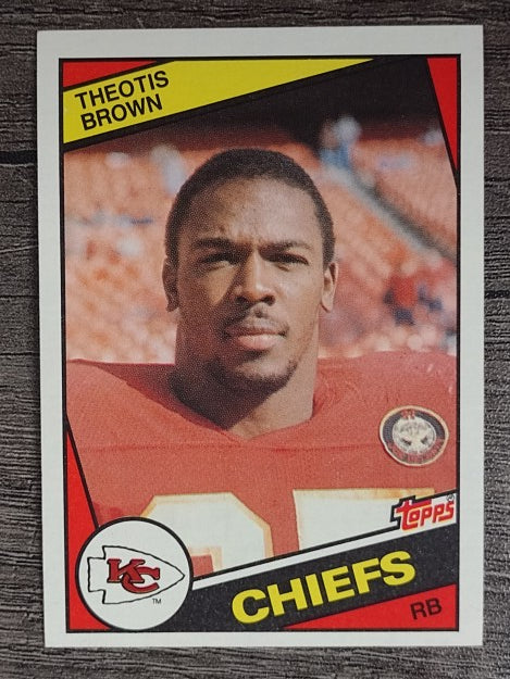 1984 Topps #86 Theotis Brown