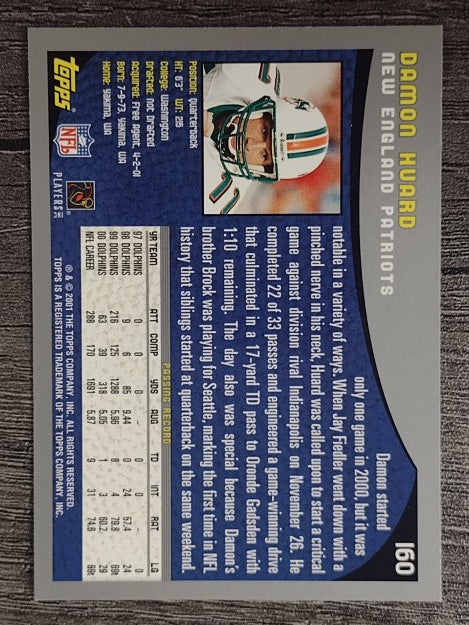 2001 Topps #160 Damon Huard