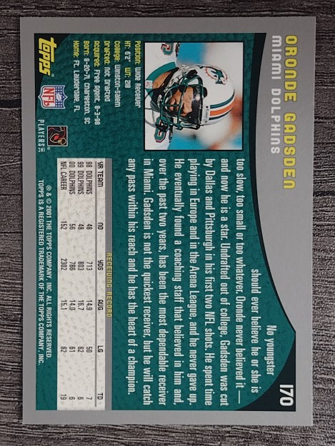2001 Topps #170 Oronde Gadsden