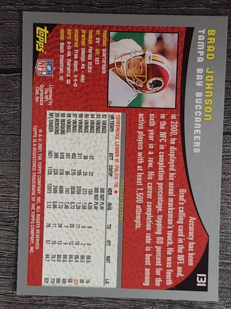 2001 Topps #131 Brad Johnson