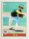 1979 Topps #554 Matt Keough (EX)